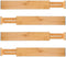 4 Pack Bamboo Adjustable Kitchen Drawer Dividers (Large, 44-55 cm)