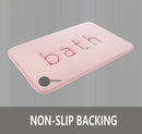 Extra Thick Memory Foam & Super Comfort Bath Rug Mat for Bathroom (60 x 40 cm, Pink)