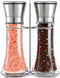 VIKUS Modern Stainless Steel Salt and Pepper Grinder Set