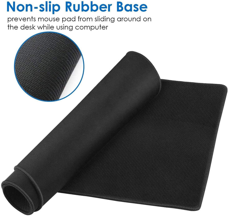 LT Gaming Mouse Pad Non-Slip Rubber Base, and Anti-Fraying Stitched Edges for Gaming and Office Working (25 x 30 cm)