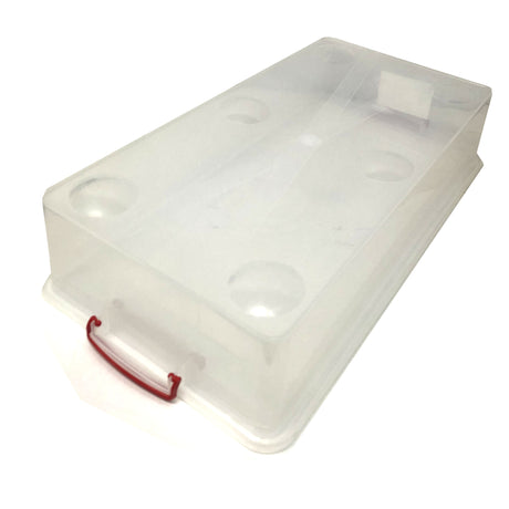 3x 35L Australian Made Premium Underbed Plastic Storage Tub Under Bed Box Large