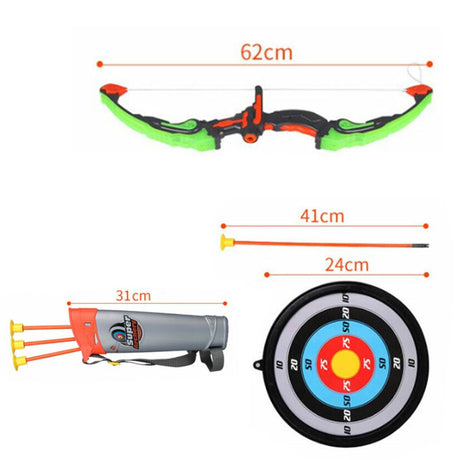 Latest Kingsport Light-up Kids Archery Set Suction Arrows Target