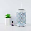 activiva 260ml Metal Essential Oil and Aroma Diffuser-Vintage White