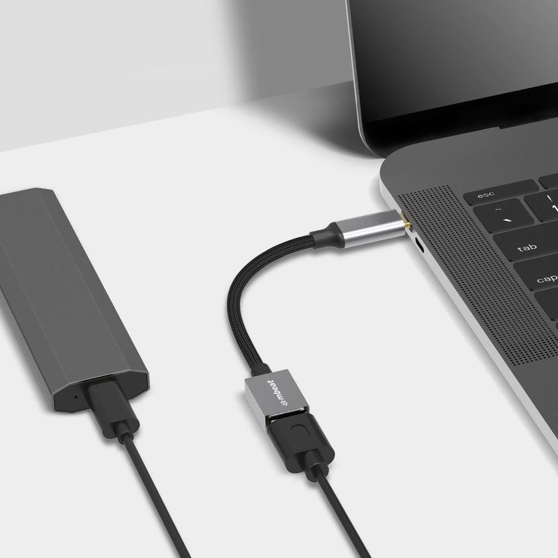 mbeat Tough Link USB-C to USB 3.0 Adapter with Cable - Space Grey