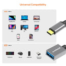 mbeat Tough Link USB-C to USB 3.0 Adapter with Cable - Space Grey