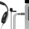 mbeat Elite USB to 3.5 Audio and Microphone Adapter - Space Grey