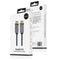 mbeat Tough Link 1.8m Display Port Cable v1.4 - Space Grey