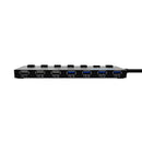 mbeat 7-Port USB 3.0 and USB 2.0 Hub Manager With Switches