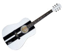 Freedom 41" Semi-Acoustic Guitar with Built-In Pickup Stripe White AG310