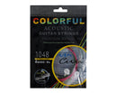 Freedom 10 Pack Coloured Acoustic Guitar Strings CA-60-L-10PK