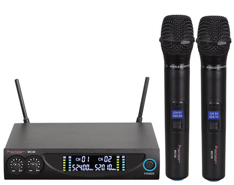 Twin Wireless Microphone System MIC88
