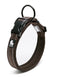 Heavy Duty Reflective Collar Brown S