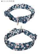 Floral Collar Saxony Blue 3XL