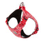 Floral Doggy Harness Red 3XS