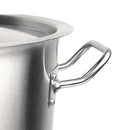 SOGA Stock Pot 71L Top Grade Thick Stainless Steel Stockpot 18/10