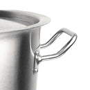 SOGA Stock Pot 58L Top Grade Thick Stainless Steel Stockpot 18/10