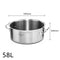SOGA Stock Pot 58L Top Grade Thick Stainless Steel Stockpot 18/10 Without Lid