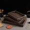 SOGA Small Walnut Brown Rectangle Wooden Tray Breakfast Dinner Serving Board Tea Set Holder Kitchen Home Decor