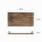 SOGA 2X 39cm Brown  Rectangle Wooden Acacia Food Serving Tray Charcuterie Board Home Decor