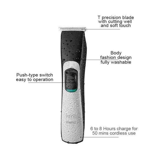 HTC Hair Clipper Rechargeable Professional Electrical Hair Trimmer