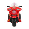 Children's Electric Ride-on Motorcycle (Red) Rechargeable, Up To 1Hr