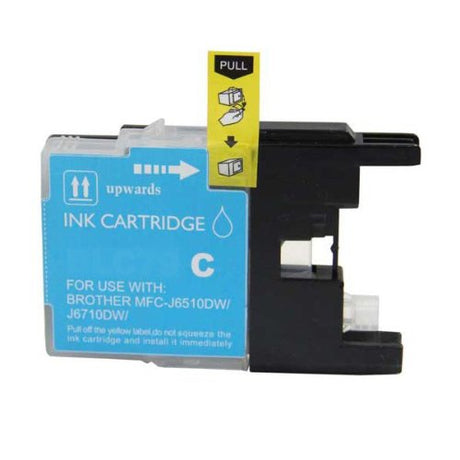 Compatible Premium Ink Cartridges LC77XLC High Capacity  Cyan Cartridge  - for use in Brother Printers