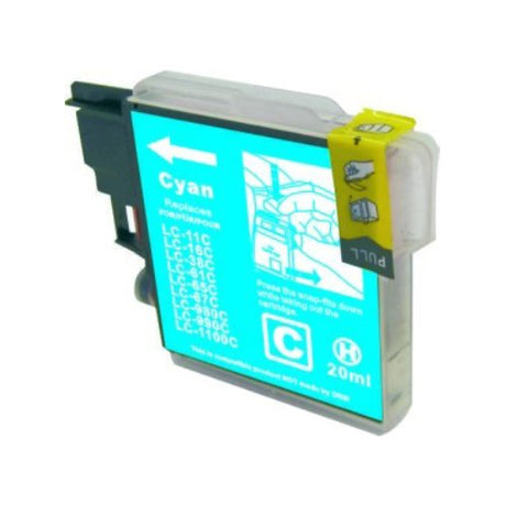 Compatible Premium Ink Cartridges LC61/LC67/LC38C Cyan  Inkjet Cartridge - for use in Brother Printers