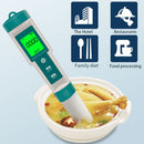 7 In 1 PH Meter TDS/EC/Salt/Temp Water Quality Monitor Tester Pen Pool Aquarium