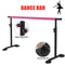 1.5M Safety Portable Ballet Bar Freestanding Stretch Barre Dance Bar Adjustable