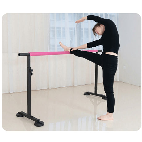 1.5M Safety Portable Ballet Bar Freestanding Stretch Barre Dance Bar Adjustable