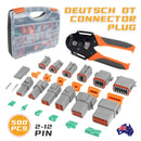 600PCS Deutsch DT Connector Plug Kit With Genuine Deutsch Crimp Tool Auto Marine