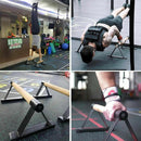 1 Pair Parallettes Set Push-up Parallel Bar Stretch Double Rod Stand Fitness