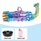 Automatic Gatling Bubble Gun Summer Soap Water Bubble Machine With Light Kid Toy