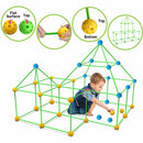 100PCSStarry Sky Forts Building Kit Construction Toy Tent Kids Hut Fortress Set Gift