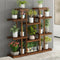 6-Tier Wooden Plant Stand Flower Pot Planter Rack Shelf Bonsai Holder Indoor Garden Dec
