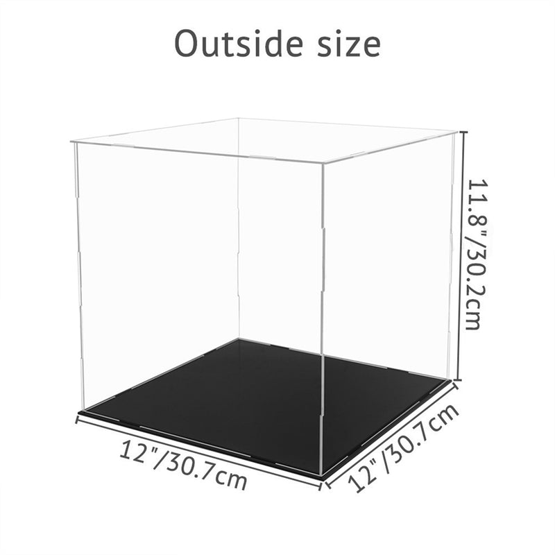 30x30x30CM Acrylic Display Case Dustproof Box Action Figure Model Car Collection