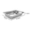 9L Chafing Dish Set Buffet Pan Bain Marie Bow Stainless Steel Food Warmer