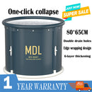 One-Click collapse Portable Foldable oxford Bathtub Water Tube Spa Bath Bucket