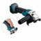 Brushless Cordless Angle Grinder With 2x Li-ion Battery Charger 125mm Combo Kit