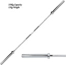Sardine Sport Olympic Weightlifting Barbell, 220cm Long, 15kg Stainless Steel, Home Gym Strength Training, Bench Press&Squat