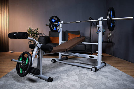 Sardine Sport Adjustable Multifunctional Weight Bench Press, Strength Training&Home Gym System