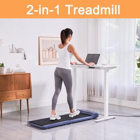 Sardine Sport C2 Foldable Portable Walking Pad Office Apartment Treadmill - Blue
