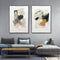 Wall Art Original Abstract Painting on Framed Canvas 800mmx1200mm Set of 2 Untitled Study