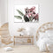 50cmx70cm Eucalyptus in Bloom White Frame Canvas Wall Art