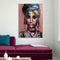 50cmx70cm African woman II Gold Frame Canvas Wall Art