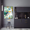 70cmx100cm Toucan plants Black Frame Canvas Wall Art