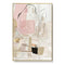 50cmx70cm Abstract Pink Gold Frame Canvas Wall Art