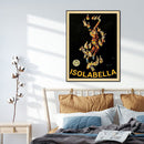 50cmx70cm Isolabella Black Frame Canvas Wall Art