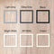 Pre-Cut Square Matboards, Frame Matboard with Window, Black, 16x16", 20x20", 24x24"