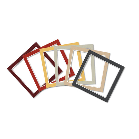 Khaki Square Matboards, Frame Matboard with Window, 16x16